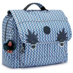 Cartable primaire kipling iniko 40 cm, boy geo, 2 compartiments zippés  - vertbaudet enfant