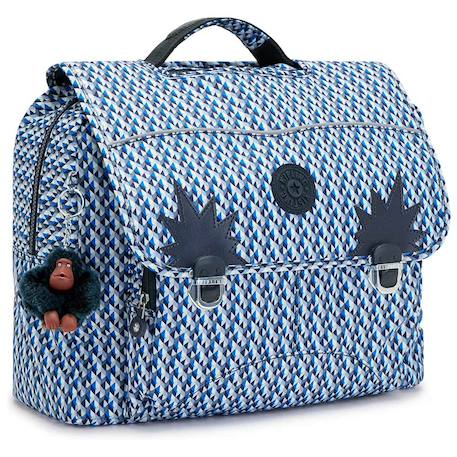 Garçon-Accessoires-Cartable, trousse-Cartable primaire kipling iniko 40 cm, boy geo, 2 compartiments zippés