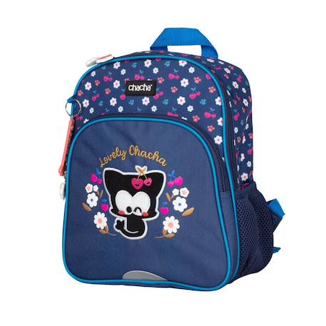 Sac à dos fille chacha cherry – 1 compartiment zippé – kidabord Rouge/gris/blanc/noir 1 - vertbaudet enfant 