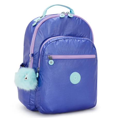 Sac à dos seoul kipling 27 l pour ordinateur 15 pouces – cosmic metallic Bleu / magenta / gris 1 - vertbaudet enfant 