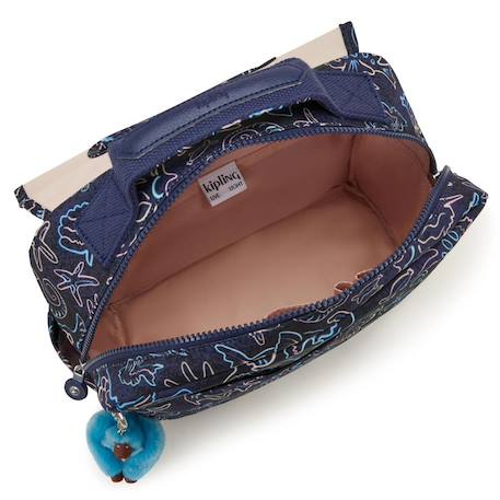 Cartable kipling codie s disco fish 30x25x12 cm Bleu 3 - vertbaudet enfant 