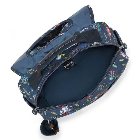 Sac à dos école maternelle kipling codie s plus space game 30 cm Bleu / bleu / marine 3 - vertbaudet enfant 