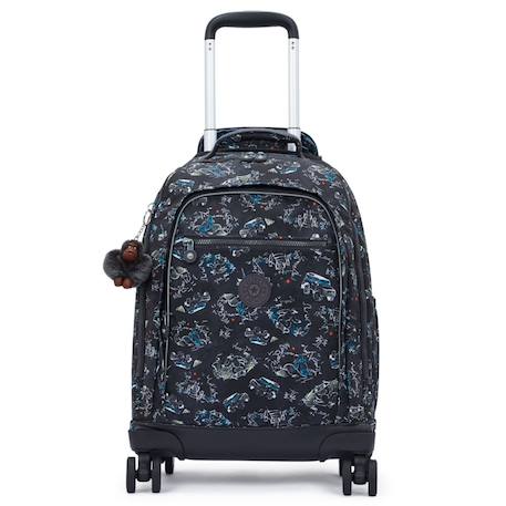 Sac à dos à roulettes kipling new zea 50 cm - haut de gamme (jungle fun race) Jungle fun race 2 - vertbaudet enfant 