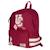 Sac à dos effet textile teddy camps 42 cm Blanc / rouge 1 - vertbaudet enfant 