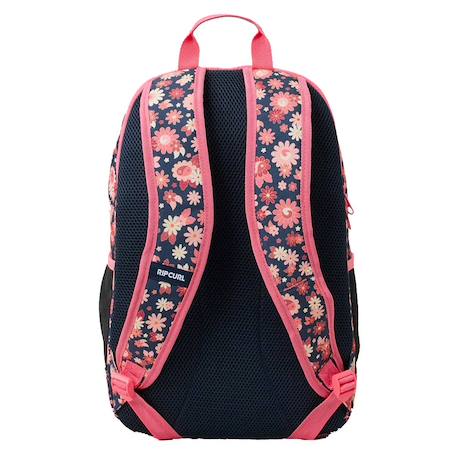 Sac à dos scolaire fille rip curl ozone mixed 30 l floral 49x32x22 cm Bleu / rose / clair / gris 3 - vertbaudet enfant 