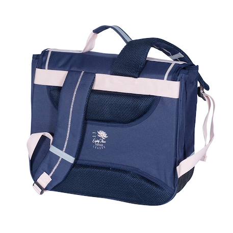 Cartable scolaire fille 2 compartiments dos renforcé camps girl 38 cm Bleu / rose+Gris / rose / bleu 2 - vertbaudet enfant 