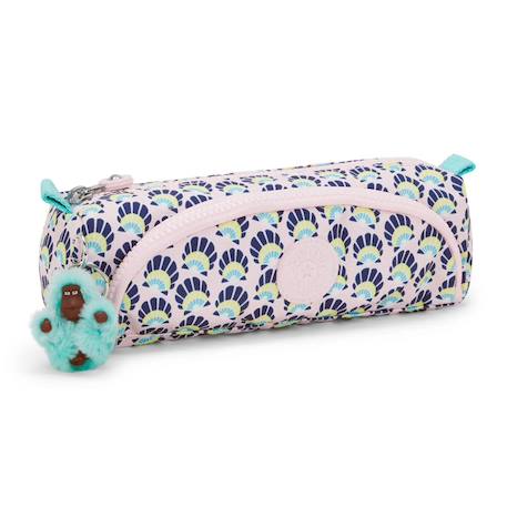 Trousse fille 2 compartiments kipling cute coquillages 22 cm - qualité premium Bleu / rose 1 - vertbaudet enfant 