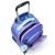 Sac à dos trolley roulant new zea cosmic metallic 4 roues 360° Bleu / doré / bleu 3 - vertbaudet enfant 