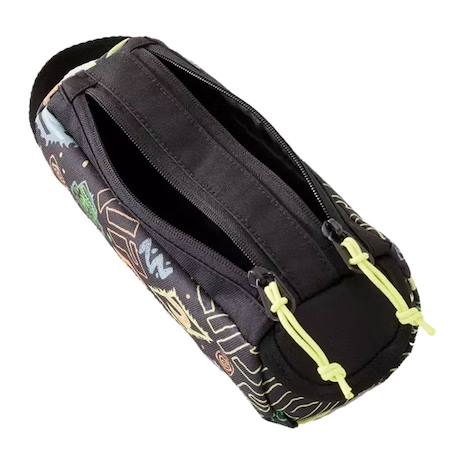 Trousse garçon double compartiment 21 cm rip curl polyester recyclé Multicolore 4 - vertbaudet enfant 