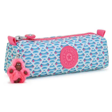 Trousse zippée freedom 22 cm motif dreamy geo Bleu / rose / foncé / noir 1 - vertbaudet enfant 
