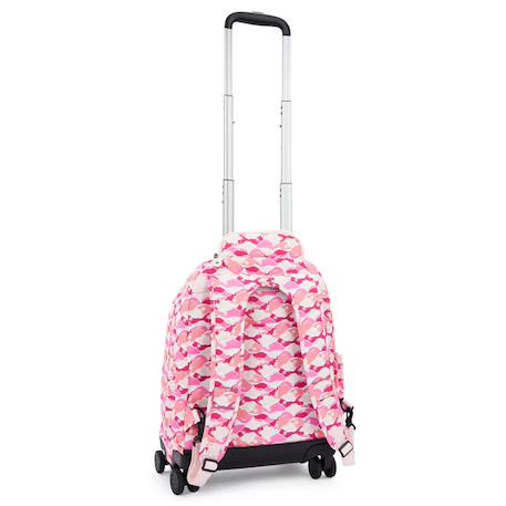 Sac à dos à roulettes 4 roues 360 kipling new zea kipling Rose 4 - vertbaudet enfant 