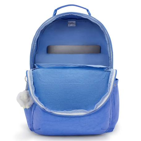 Sac à dos kipling seoul cocktail 44 cm - compartiment pour ordinateur Bleu / blanc 3 - vertbaudet enfant 