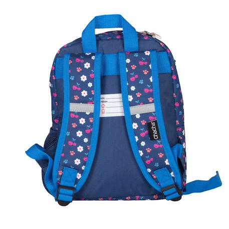 Sac à dos chacha cherry – 1 compartiment zippé – kidabord Rouge/gris/blanc/noir 3 - vertbaudet enfant 