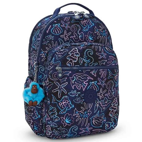 Sac à dos ordinateur 15 pouces seoul lap disco fish Bleu / bleu / ciel / bleu 1 - vertbaudet enfant 