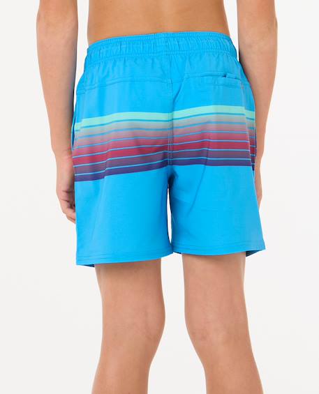 Short de bain volley surf revival enfant Blue paint 3 - vertbaudet enfant 