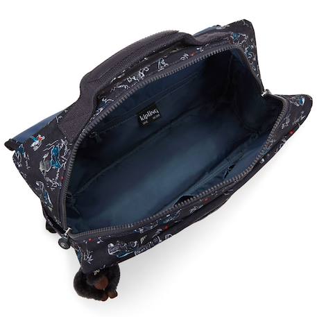 Cartable enfant garçon kipling codie m jungle fun race 38 cm - qualité premium Noir / bleu / blanc 3 - vertbaudet enfant 