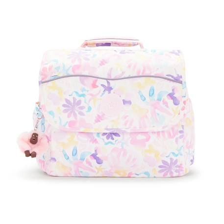Cartable maternelle fille kipling codie s fleurs deau 30 cm - qualité premium Blanc / vert 2 - vertbaudet enfant 