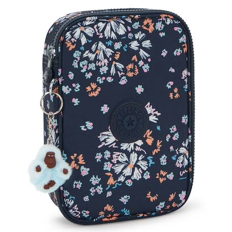 Fille-Accessoires-Cartable, trousse-Trousse fille rectangulaire kipling 100 pens flower field 21 cm - grande capacité