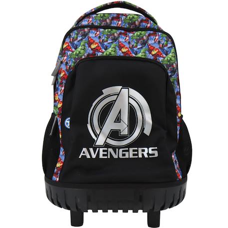 Sac à dos trolley garçon avengers marvel avec base rigide protectrice 43 cm Noir / multicolore 3 - vertbaudet enfant 