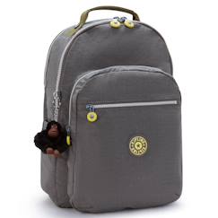 Sac à dos kipling seoul lap back to grey 44 cm - avec poche pour ordinateur  - vertbaudet enfant