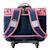 Cartable à roulettes 38 cm pour filles avec bandes réfléchissantes Bleu / rose / foncé / noir 4 - vertbaudet enfant 