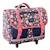 Cartable à roulettes 38 cm pour filles avec bandes réfléchissantes Bleu / rose / foncé / noir 1 - vertbaudet enfant 