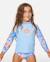 Ensemble t-shirt anti-uv surf magic fille Sky blue 1 - vertbaudet enfant 