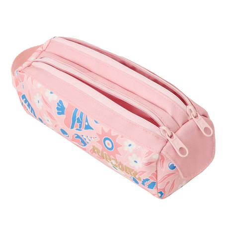 Trousse à crayons rectangulaire 2 compartiments 21 cm Rose 4 - vertbaudet enfant 