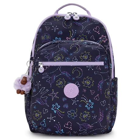 Sac à dos fille kipling seoul college extra unicorn star 44 cm - avec compartiment ordinateur Bleu / violet 2 - vertbaudet enfant 