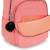Sac à dos scolaire fille seoul peach peace 44 cm - emplacement pour ordinateur Pêche 4 - vertbaudet enfant 