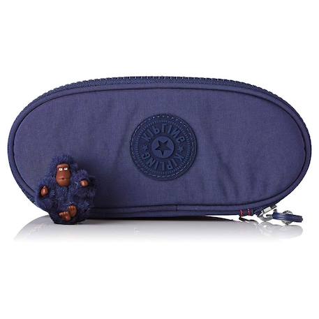 Trousse zippée ovale duobox 20 cm - 14 porte-stylos Bleu 1 - vertbaudet enfant 