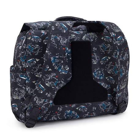 Cartable kipling codie en polyester recyclé imprimé Noir / bleu 4 - vertbaudet enfant 