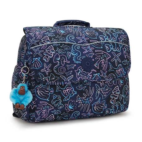 Cartable scolaire kipling codie m disco fish 38 cm – format a4 Noir / bleu / marine / bleu 1 - vertbaudet enfant 