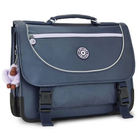 Cartable kipling preppy metallic 41 cm - house de pluie incluse Bleu / violet 1 - vertbaudet enfant 