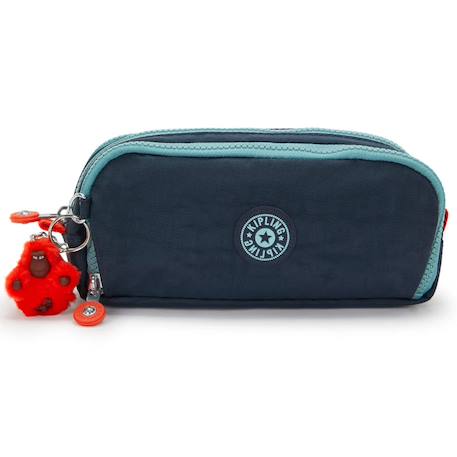 Trousse à crayons nylon kipling 3 compartiments 32 emplacements Bleu 2 - vertbaudet enfant 