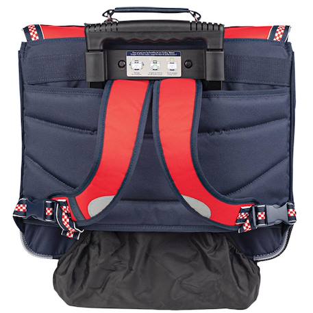 Sac à dos trolley 41 cm noé avec roues et bandes réfléchissantes Noir 4 - vertbaudet enfant 