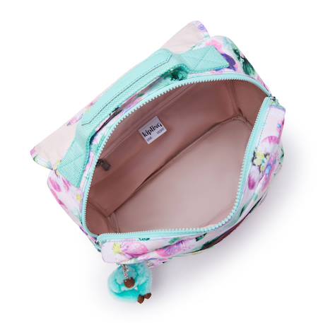 Cartable maternelle fille kipling codie s fleurs deau 30 cm - qualité premium Blanc / vert 3 - vertbaudet enfant 