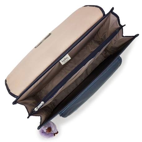 Cartable fille kipling preppy metallic 41 cm - house de pluie incluse Bleu / violet 3 - vertbaudet enfant 