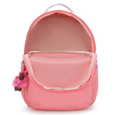 Sac à dos fille kipling seoul college extra 44 cm - poche pour ordinateur Corail 4 - vertbaudet enfant 