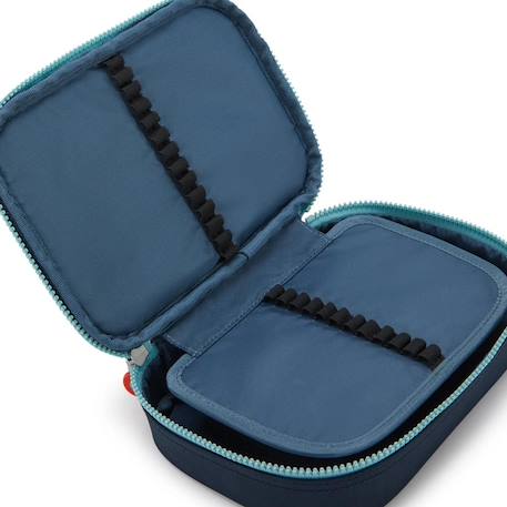 Trousse garçon rectangulaire kipling 100 pens cosmo - grande capacité Bleu foncé 4 - vertbaudet enfant 