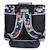 Cartable trolley 41 cm motif floral Bleu / rose / blanc 4 - vertbaudet enfant 
