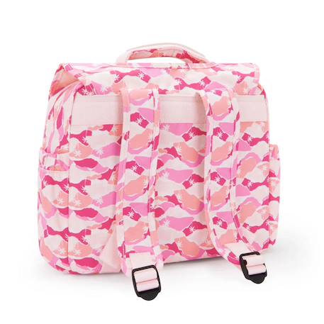 Cartable kipling codie s en polyester recyclé motif feuille palm Rose 4 - vertbaudet enfant 