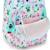 Sac à dos scolaire kipling seoul en tissu synthétique imprimé floral Vert/rose 3 - vertbaudet enfant 