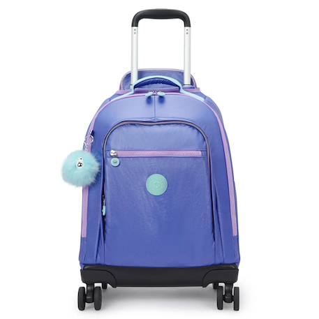 Sac à dos trolley roulant new zea cosmic metallic 4 roues 360° Bleu / doré / bleu 2 - vertbaudet enfant 