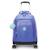 Sac à dos trolley roulant new zea cosmic metallic 4 roues 360° Bleu / doré / bleu 2 - vertbaudet enfant 