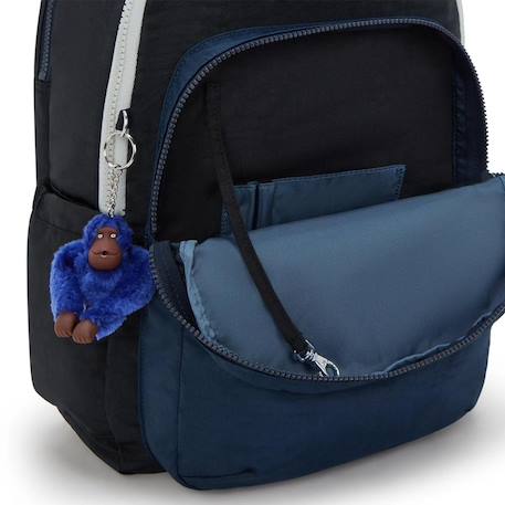Sac à dos kipling seoul lap true block 44 cm - emplacement pour ordinateur Bleu / blanc 3 - vertbaudet enfant 