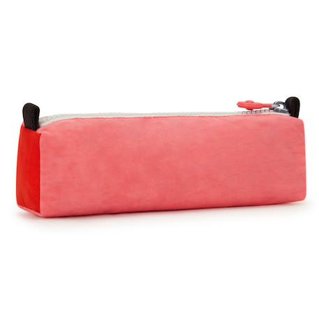 Trousse kipling freedom medium zippée 1 compartiment – 22 x 6 cm Rose fluo 4 - vertbaudet enfant 