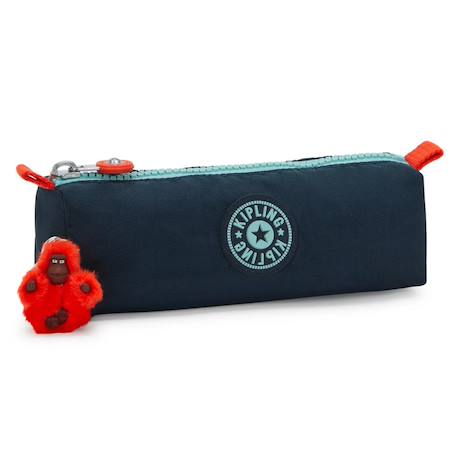 Fille-Trousse nylon lisse avec porte-clé singe