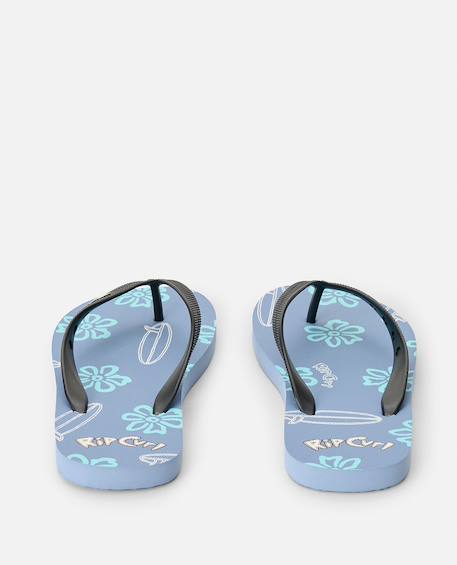 Tongs sandales sessions bloom garçon Faded denim+Olive 2 - vertbaudet enfant 