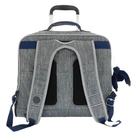 Sac à roulettes effet denim Gris 4 - vertbaudet enfant 